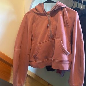 Lululemon scuba oversized half zip hoodie xs/s spiced chai
